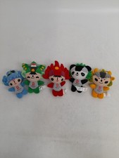 2008 Beijing Olympics Fuwa Plush Mascots Full Set of 5 Keyring Plushies