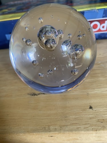 Vintage paperweight clear - vintage,