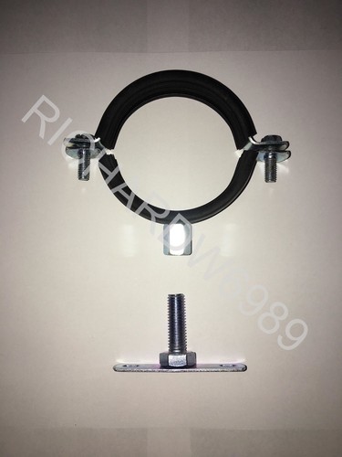 Rubber lined pipe clip - clip, munsen