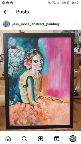 Original painting josephine - painting, 'josephine'