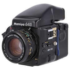 Mamiya 645 PRO with Sekor C 80mm 2.8 N 120 Film Back Prism Finder Crank