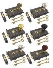 CAST IRON DAVENPORT RIM LOCK +