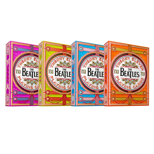 Official beatles playing - playing, cards