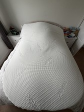 Duvalay Compact Memory Foam Mattress Topper for Caravan, Camper Van