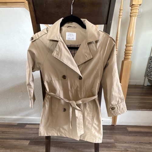 Zara girls beige - girls, trench