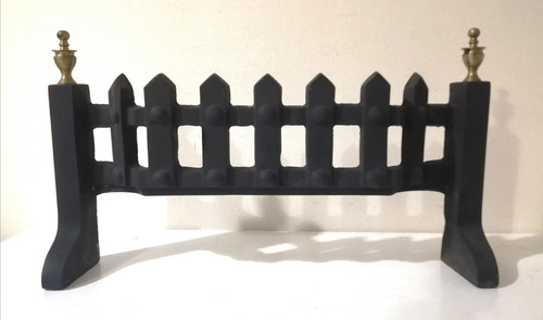 Curved black cast iron fuel - black,