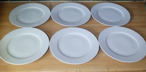 Ikea 365 white dinner - 6x,