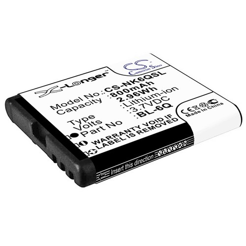 Battery for nokia bl - battery, bl-6q