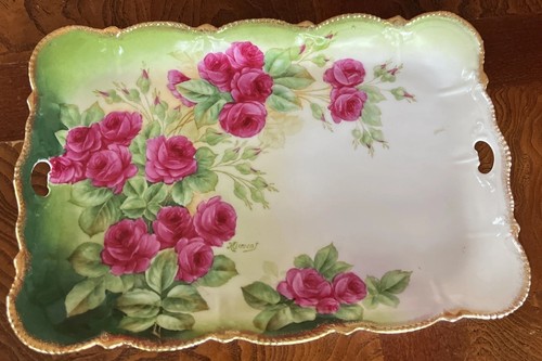 Bavarian porcelain handled - porcelain,