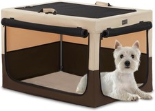 Petsfit Dog Car Carrier Small Carrier Fabric Puppy Crate Collapsible Portable