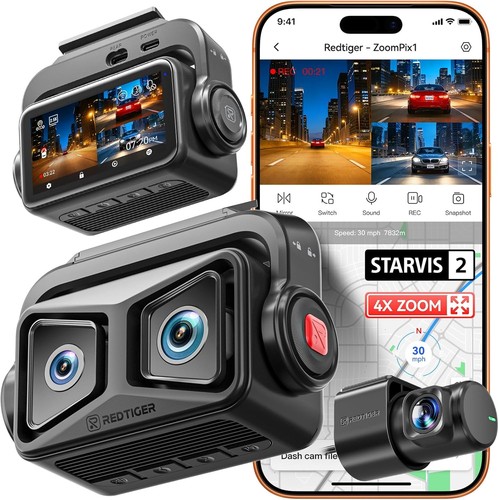 Redtiger zoompix dash cam - 1,