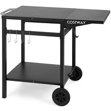 Movable grill dining cart - dining,