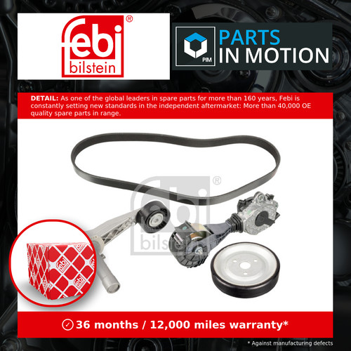 Drive belt kit 107429 - belt, febi