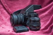 Mamiya RB67 Pro-S + Sekor K/L 127mm f3.5 + Sekor C 65mm f4.5 + Prism Finder 