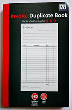 A5 Invoice Receipt Duplicate