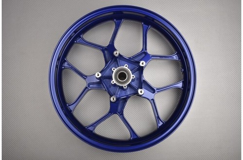 Blue front wheel - wheel, rim