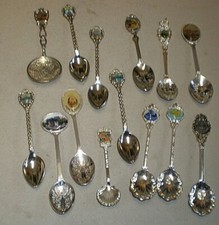 14 Collectors Souvenir Spoons