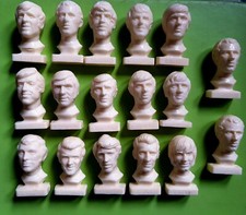 Football Memorabilia Cleveland Petrol- Mercer's 1971 GB Football Squad 17 heads