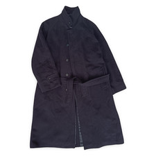 HARRODS BERWIN & BERWIN - 100% CASHMERE - Navy Blue Men's Belted Overcoat 44R
