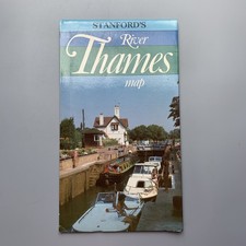Stanfords River Thames Map –