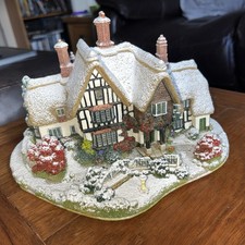 Large Lilliput Lane Cottages Country Living in Winter L2438 Deeds Christmas snow