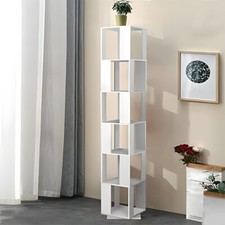 6Tier 360° Rotating Bookshelf
