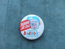 bubble gum badge bazooka joe club 1970s childrens club cartoon strip