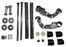 LAMBRETTA GP STAINLESS STEEL DRUM FORK LINK & FORK REFURBISHMENT REBUILD KIT