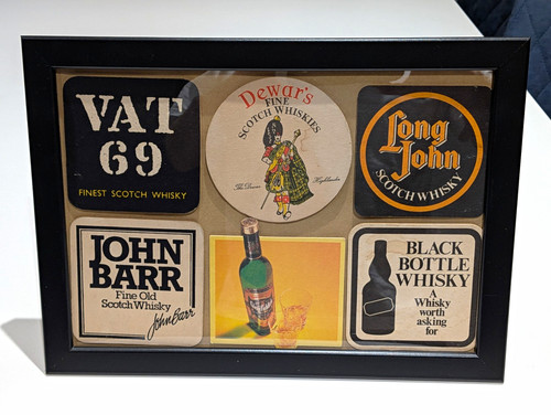 Framed man cave scotch - framed,