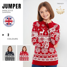 Kids Reindeer Christmas Jumper