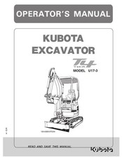 KUBOTA EXCAVATOR T4 TIER U17-3