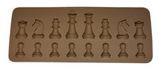 Silicone Chess Set Mould Chocolate Making Fondant Cake Decorating FREE POSTAGE