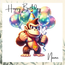 Personalised DONKEY KONG Card
