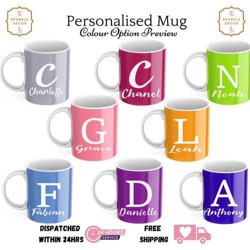Personalised any name - personalised, mug