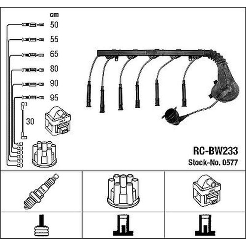 0577 ngk ignition cable kit - ignition,