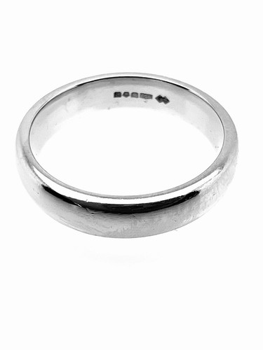 Platinum band wedding ring - band,