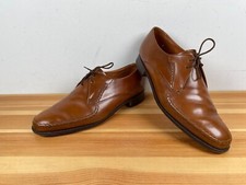 Barkers of Earls Barton Men’s Brown Tan Leather Shoes UK 8.5 - 483507 128G Derby