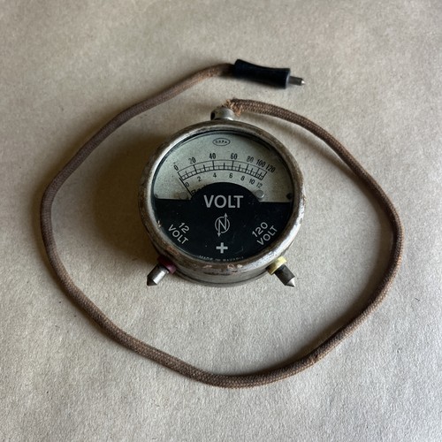 Vintage radio volt meter made - vintage,