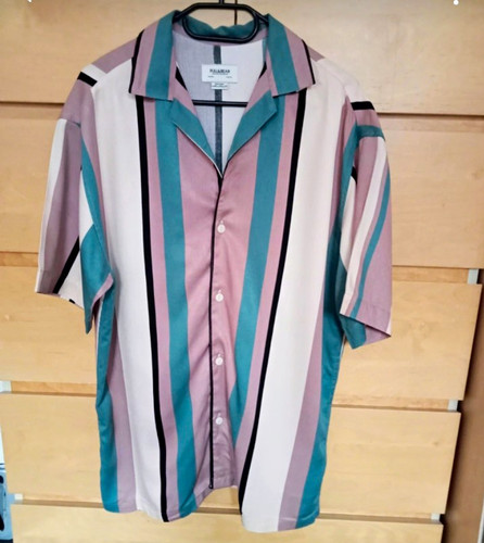 Pull bear pink teal - pull&bear, striped