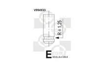 V994933 BGA Intake Valve for