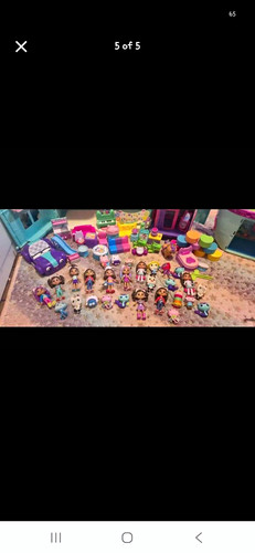 Foldable plastic doll s - plastic, 1:12