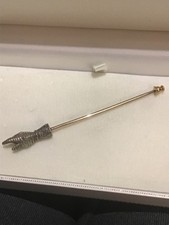 antique gold &  silver rare gauntlet stick pin