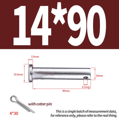 12mm 14mm clevis - 12mm, 304
