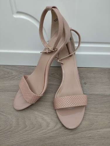 Womens beige patent - beige, heeled
