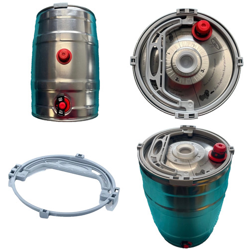 Mini beer keg tap built - beer,