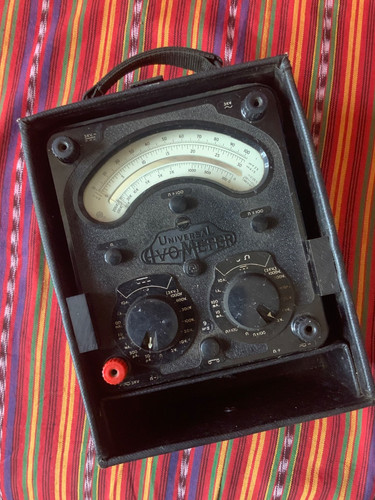 Vintage universal avometer - vintage,
