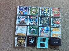 GREEN NINTENDO DS LITE+13 GAMES BUNDLE.
