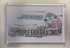 Triple Eight 888 MG6 GT BTCC Colour Car Word Art 2017 ~ UNIQUE ~ Fridge Magnet