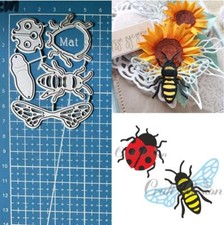 Ladybug Bee Metal Cutting Dies Scrapbooking Embossing Paper Card Crafts Stencils