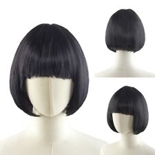 Short Bob Wigs Colored Straight Hair Synthetic Cosplay Wig Unisex Costume Decor